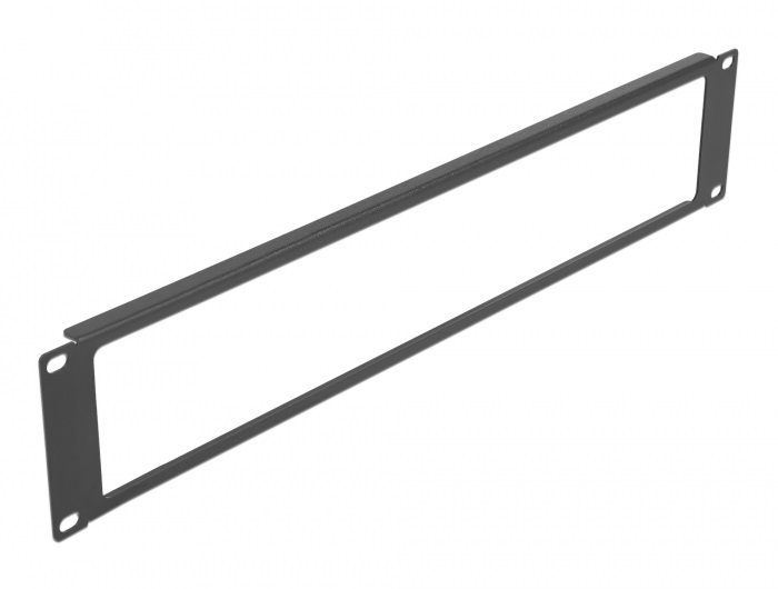 Delock 66675 19" 2U nyitott fekete panel