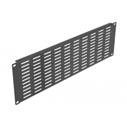 Delock 66681 19" 3U vízszintesen szellőző fekete panel