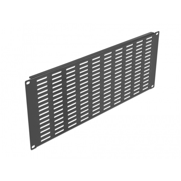 Delock 66682 19" 4U vízszintesen szellőző fekete panel