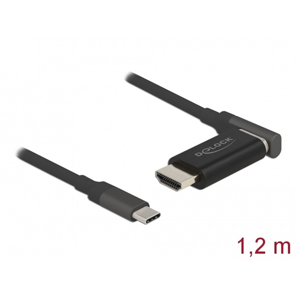 Delock 66685 1,2m USB-C - HDMI 4K 60Hz mágneses kábel
