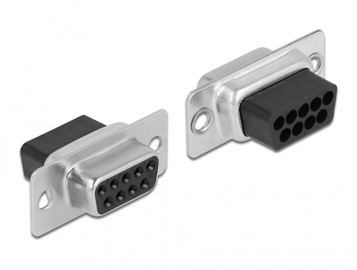 Delock 66759 D-Sub 9-tűs anya - RJ12 6P/6C anya összekötő adapter