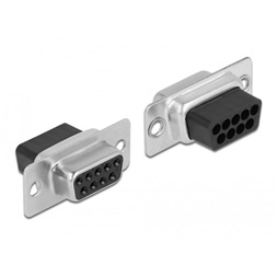 Delock 66770 D-Sub 9-tűs anya - RJ11/RJ14 6P/4C anya összekötő adapter