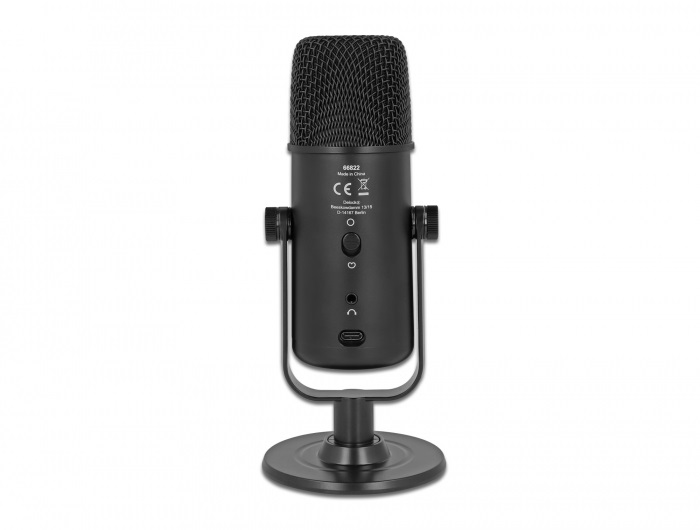 Delock 66822 USB kondenzátor streaming/podcasting mikrofon