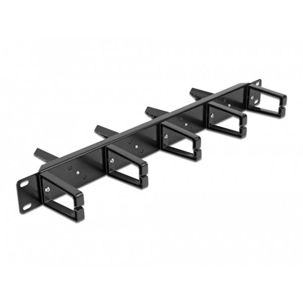 Delock 66850 19" dupla oldalú 9 hurokkal ellátott kábelrendező menetpanel