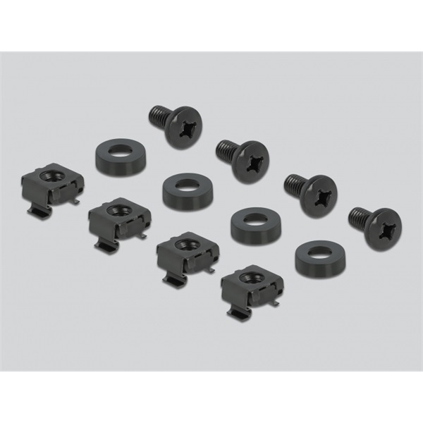 Delock 66851 10" 1U 2xBNC anya fekete panel