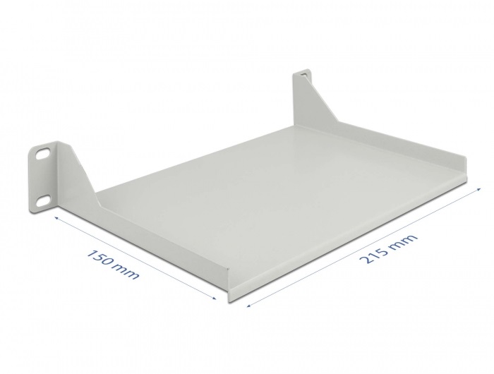 Delock 66854 10" 1U szürke polc