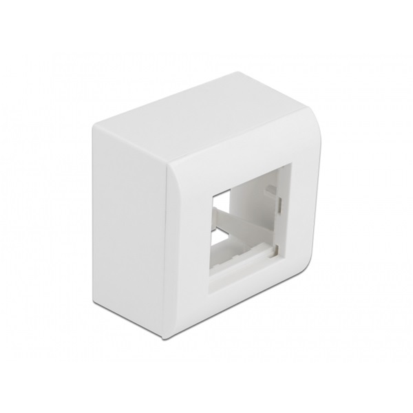 Delock 81332 Easy 45 82x82mm falra rögzíthető fehér ház