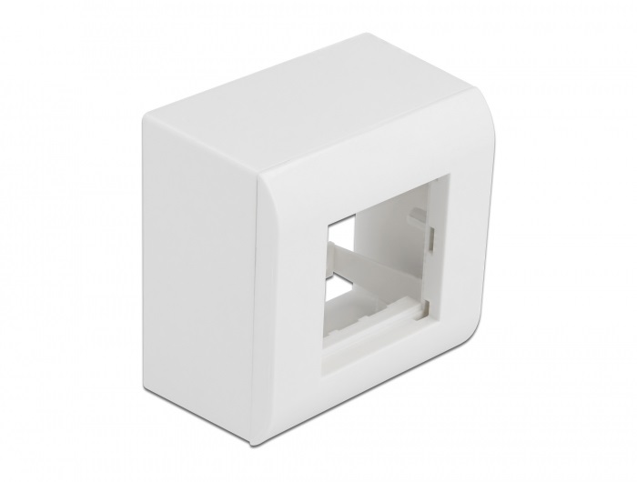 Delock 81332 Easy 45 82x82mm falra rögzíthető fehér ház