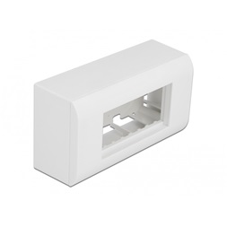 Delock 81333 Easy 45 152x82mm falra rögzíthető fehér ház