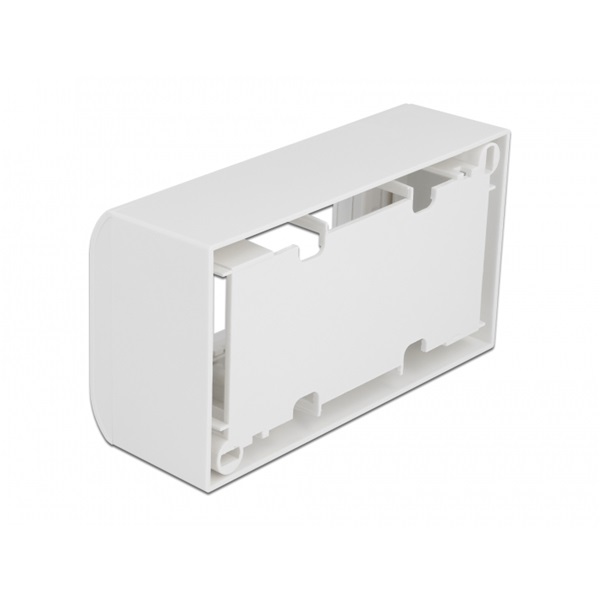 Delock 81333 Easy 45 152x82mm falra rögzíthető fehér ház