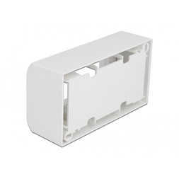 Delock 81333 Easy 45 152x82mm falra rögzíthető fehér ház