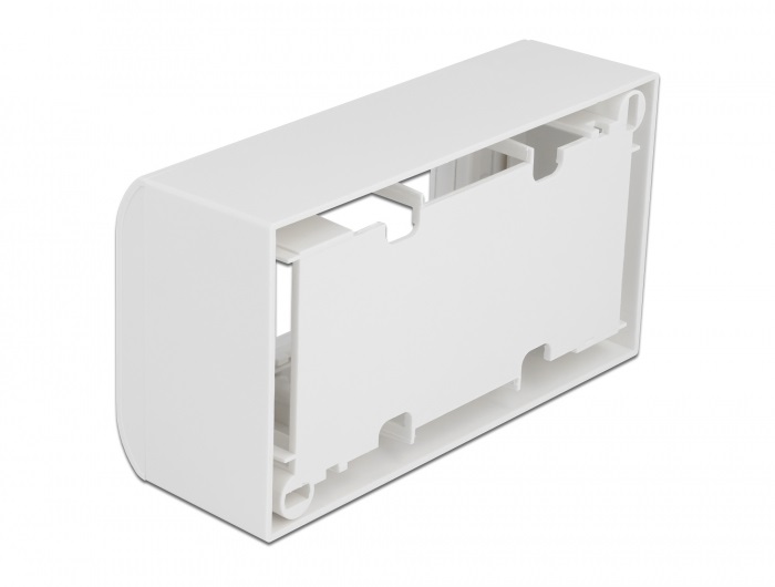 Delock 81333 Easy 45 152x82mm falra rögzíthető fehér ház