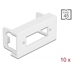 Delock 81374 Easy 45 45x22,5 mm 10db-os SC Duplex téglalap kivágású modullemez