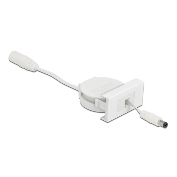 Delock 81377 Easy 45 DC 5,5x2,1mm anya/apa behúzható kábel
