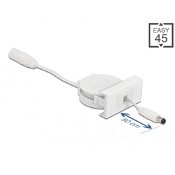 Delock 81377 Easy 45 DC 5,5x2,1mm anya/apa behúzható kábel