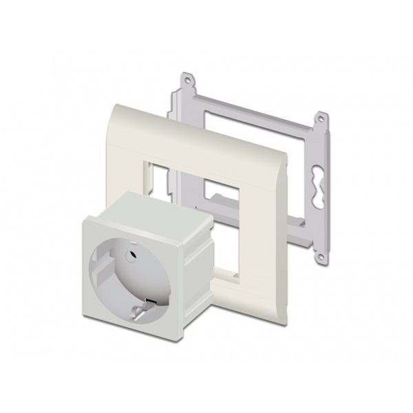 Delock 81392 Easy 45 45x45mm földelt hálózati csatlakozóaljzat