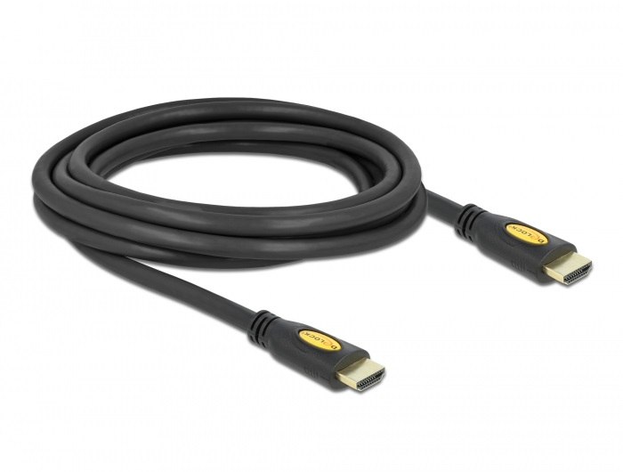 Delock 82454 nagy sebességű HDMI-A Ethernet apa/apa 3m kábel