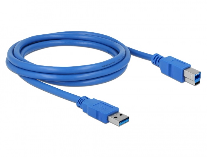 Delock 82582 USB 3.0 A-B 5m apa/apa átalakító kábel