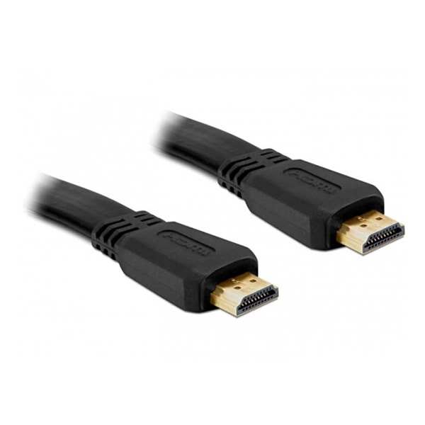 Delock 82670 2 m lapos High Speed HDMI kábel Ethernettel