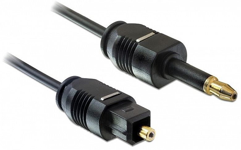 Delock 82875 1m Toslink Standard apa - Toslink mini 3.5 mm apa kábel