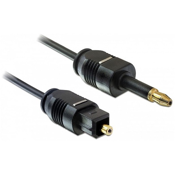 Delock 82876 2m Toslink Standard apa - Toslink mini 3.5 mm apa kábel