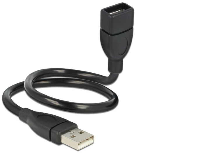 Delock 83498 ShapeCable 0,35m USB 2.0 A apa-anya kábel