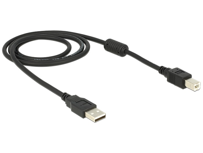 Delock 83566 1m USB2.0 A/USB B kábel