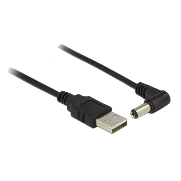 Delock 83578 1,5m USB/DC 5.5 x 2.1 mm apa tápkábel