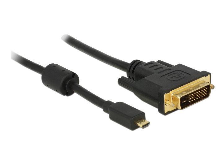 Delock 83586 2m HDMI Micro D/DVI 24+1 kábel