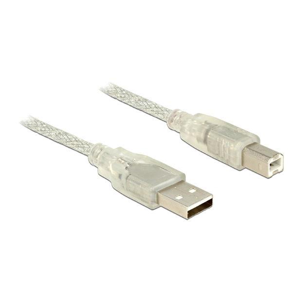 Delock 83894 2m USB 2.0 A/USB 2.0 B kábel