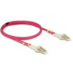 Delock 84642 OM4 LC/LC csatlakozás 3m optikai szálas kábel
