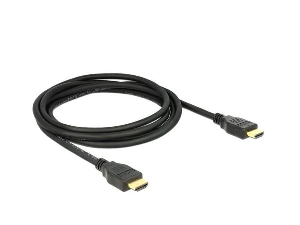 Delock 84714 2m HDMI A apa > HDMI A apa nagy sebességű 4K Ethernet kábel
