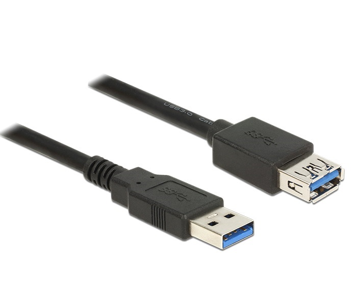 Delock 85055 USB 3.0 A-apa > USB 3.0 A-anya 1,5m hosszabbító kábel