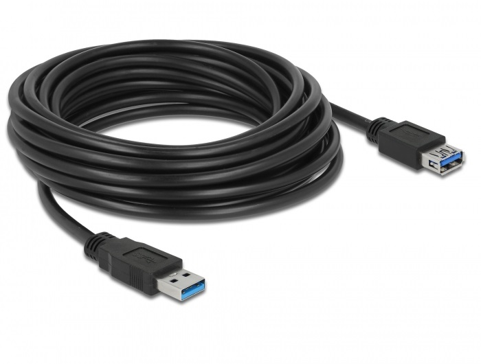 Delock 85058 USB-A 3.0 apa > USB-A 3.0 anya 5m hosszabbító kábel