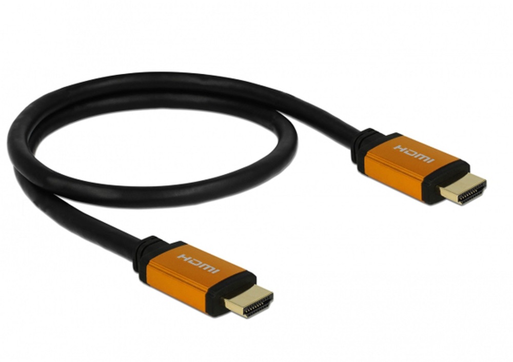 Delock 85726 0,5m/60Hz/48 Gbps/8K/ultra nagy sebességű HDMI kábel