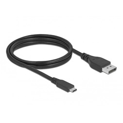 Delock 86038 1m USB-C - DisplayPort 8K 60Hz kétirányú kábel