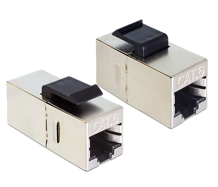 Delock 86210 RJ45 anya > RJ45 anya Cat.6 Keystone modul adapter