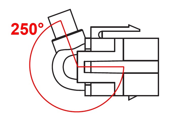 Delock 86328 HDMI anya > HDMI anya 250° kábellel Keystone modul
