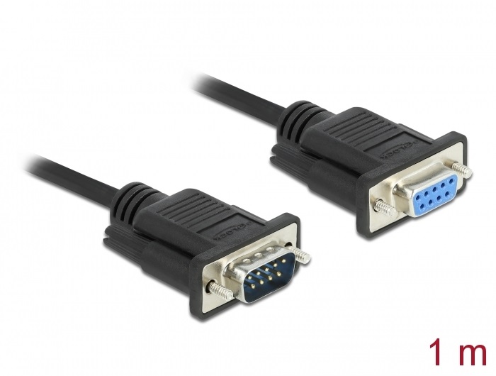 Delock 86578 1 m Sub-D9/RS-232 soros apa-anya kábel