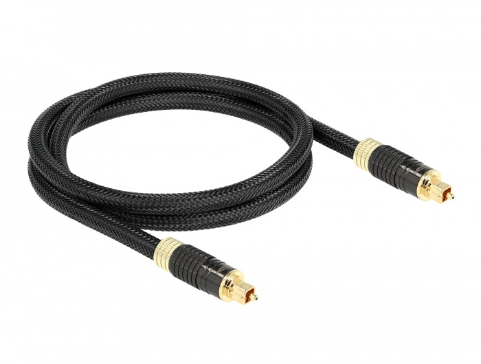 Delock 86592 1m sztenderd TOSLINK apa - apa kábel