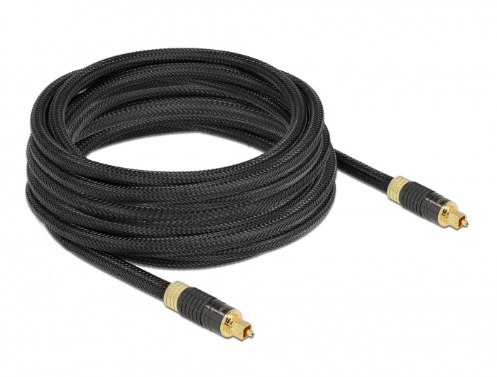 Delock 86595 5m sztenderd TOSLINK apa - apa kábel