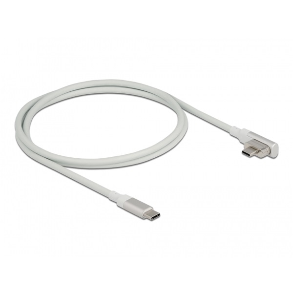 Delock 86703 1,2m Thunderbolt 3 USB-C 4K 60Hz apa - apa hajlított mágneses kábel