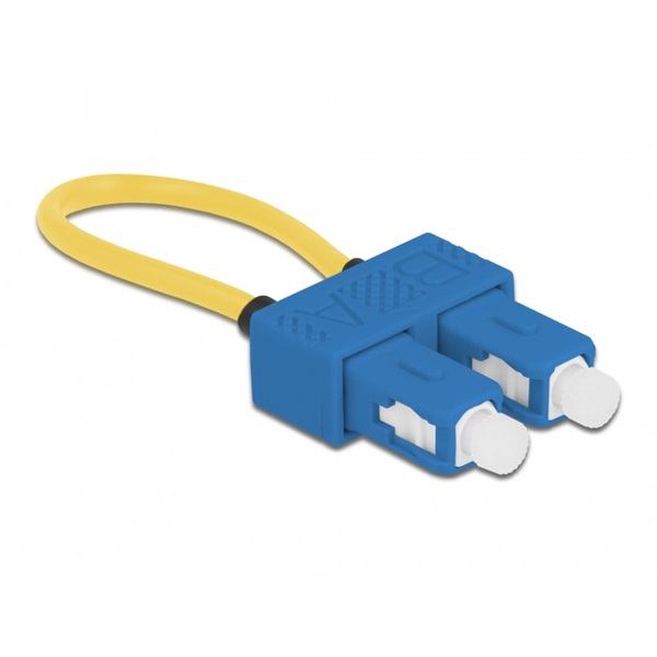 Delock 86920 SC/UPC szimpla mód kék optikai loopback adapter
