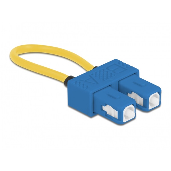 Delock 86920 SC/UPC szimpla mód kék optikai loopback adapter