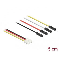Delock 86946 5cm IOT Grove 4 tűs apa - 4xJumper anya Arduino lapokhoz átalakító kábel