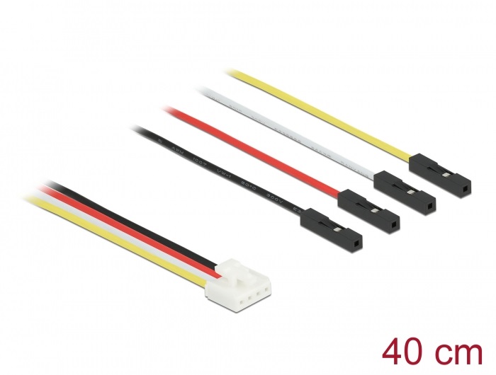 Delock 86949 40cm IOT Grove 4 tűs apa - 4x Jumper anya Arduino lapokhoz átalakító kábel