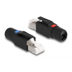 Delock 86965 Cat6A RJ45 - LSA-blokk dugaszoló szerelvény