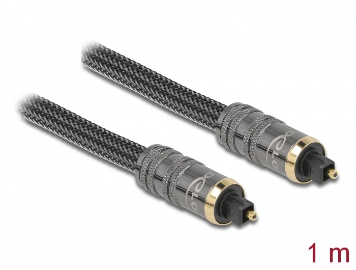 Delock 86983 1m sztenderd TOSLINK apa - apa kábel