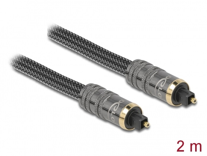 Delock 86984 2m sztenderd TOSLINK apa - apa kábel