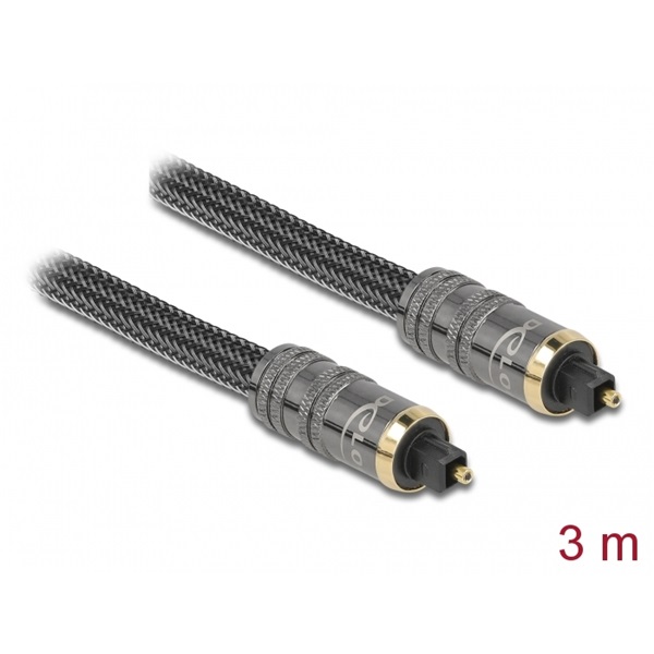 Delock 86985 3m sztenderd TOSLINK apa - apa kábel